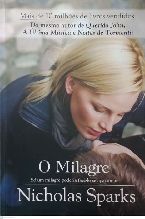 Livro o Milagre Autor Sparks, Nicholas (2011) [seminovo]