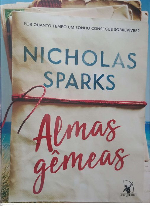 Livro Almas Gêmeas Autor Sparks, Nicholas (2018) [usado]