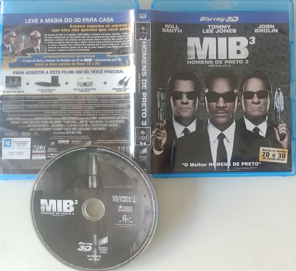 Dvd [blu-ray 3d] Mib 3 - Homens de Preto 3 Editora Barry Sonnenfeld [usado]