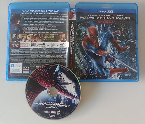 Dvd [blu-ray 3d] o Espetacular Homem-aranha Editora Marc Webb [seminovo]