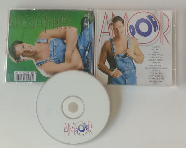 Cd Amor por Amor - Trilha Novela Interprete Vários Artistas (1997) [usado]