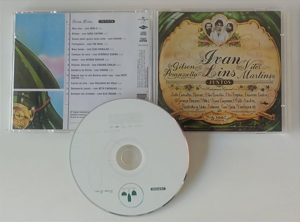Cd Juntos [2002] Interprete Ivan Lins e Vários Artistas (2002) [usado]