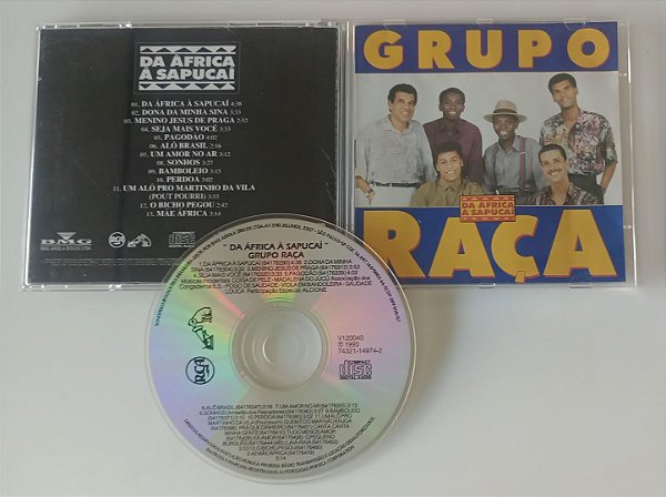 Cd da África a Sapucaí Interprete Grupo Raça (1993) [usado]