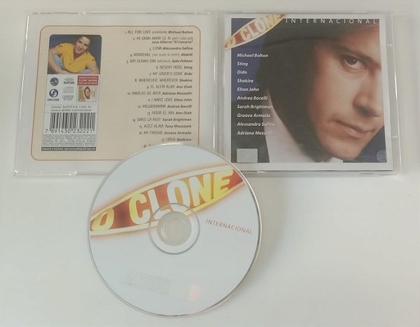 Cd o Clone - Novela Trilha Internacional Interprete Vários Artistas (2001) [usado]