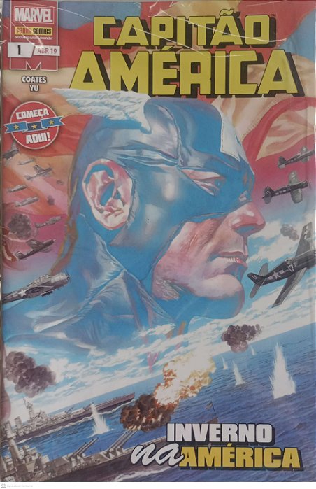 Gibi Capitão América #1 (3º Série) Autor (2019) [seminovo]