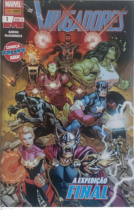 Gibi os Vingadores #1 (3º Série) Autor (2019) [seminovo]