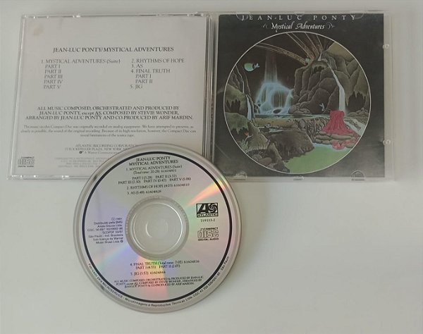 Cd Mystical Adventures Interprete Jean-luc Ponty (1991) [usado]