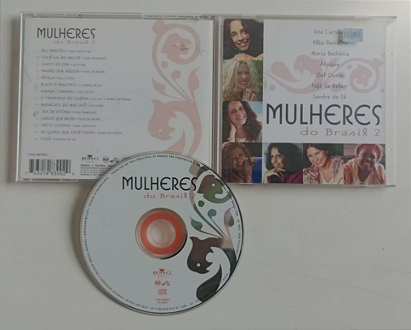 Cd Mulheres do Brasil 2 Interprete Várias Cantoras (2002) [usado]