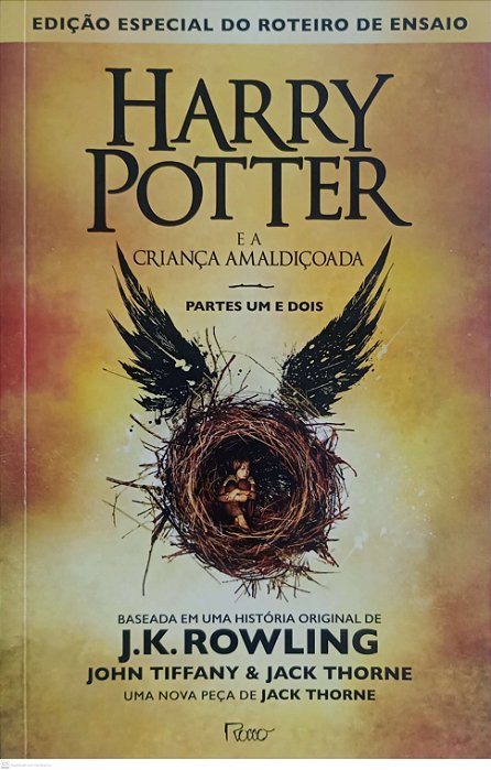 Livro Harry Potter e a Criança Amaldiçoada - Pt 1 e 2 Autor Tiffany, John (2016) [seminovo]