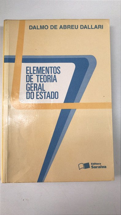 Livro Elementos de Teoria Geral do Estado Autor Dallari, Dalmo de Abreu (2002) [usado]