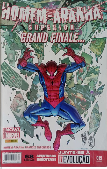 Livro Homem-aranha Superior #19 Autor (2015) [usado]
