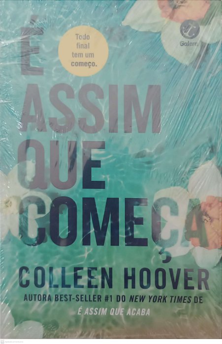 Livro é Assim que Começa Autor Hoover, Colleen [seminovo]