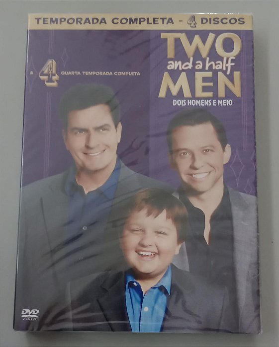 Dvd Two And a Half Men (dois Homens e Meio) 4ª Temporada Editora Chuck Lorre, Lee Aronsohn [novo]
