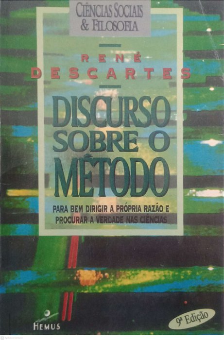 Livro Discurso sobre o Método Autor Descartes, René (2000) [usado]
