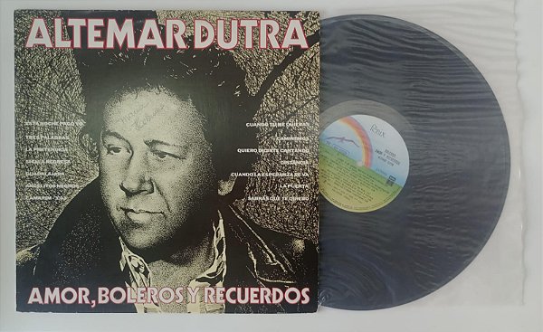 Disco de Vinil Amor, Boleros Y Recuerdos [lp 1970] Interprete Altemar Dutra (1970) [usado]