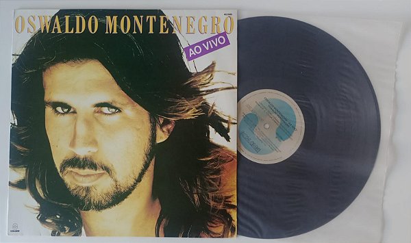 Disco de Vinil ao Vivo [lp 1989] Interprete Oswaldo Montenegro (1989) [usado]