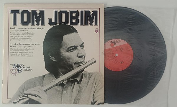 Disco de Vinil História da Música Popular Brasileira - Tom Jobim Interprete Tom Jobim (1982) [usado]