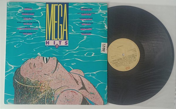 Disco de Vinil Mega Hits 2 [lp 1988] Coletânea Interprete Vários Artistas (1988) [usado]
