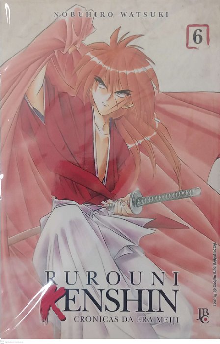 Gibi Rurouni Kenshin #6 ( Samurai X ) Autor Nobuhiro Watsuki [seminovo]
