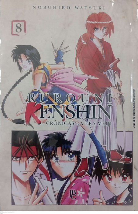 Gibi Rurouni Kenshin #8 ( Samurai X ) Autor Nobuhiro Watsuki [seminovo]