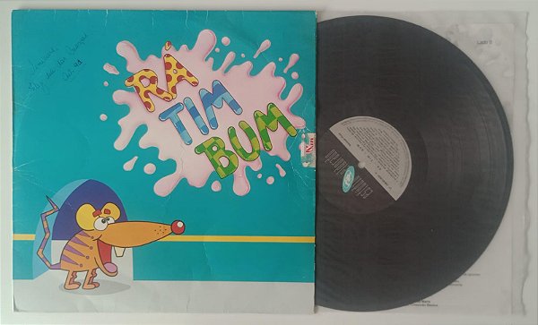 Disco de Vinil Rá Tim Bum - Trilha Sonora Interprete Vários Artistas (1990) [usado]