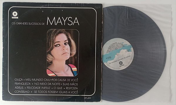 Disco de Vinil os Grandes Sucessos de Maysa [lp 1968] Interprete Maysa (1968) [usado]