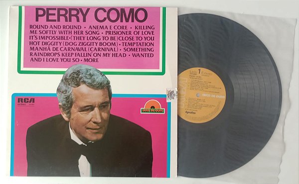 Disco de Vinil Disco de Ouro [lp 1977] Coletânea Interprete Perry Como (1977) [usado]