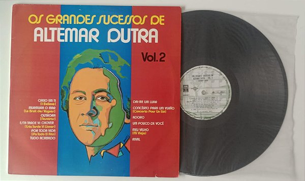 Disco de Vinil os Grandes Sucessos Vol. 2 [lp 1974] Interprete Altemar Dutra (1974) [usado]