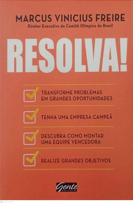 Livro Resolva ! Autor Freire, Marcus Vinicius (2014) [seminovo]
