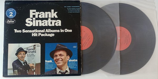 Disco de Vinil Two Sensational Albums [lp Duplo Importado] Interprete Frank Sinatra [usado]