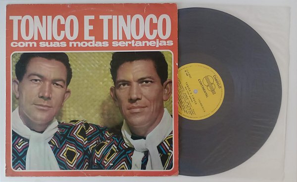 Disco de Vinil Modas Sertanejas [lp 1968] Interprete Tonico e Tinoco (1968) [usado]
