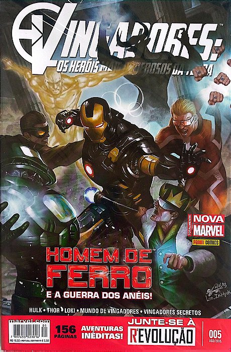 Gibi Vingadores #5 - Totalmente Nova Marvel Autor (2015) [seminovo]