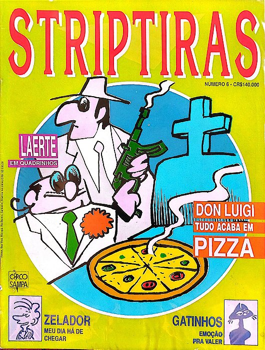 Gibi Striptiras #6 Autor (1993) [usado]