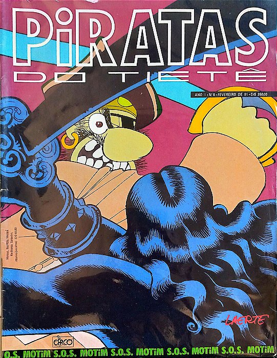 Gibi Piratas do Tietê #8 Autor (1991) [usado]