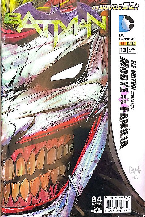 Gibi Batman #13 - Capa Variante Autor (2013) [seminovo]