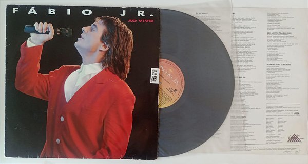 Disco de Vinil ao Vivo [lp 1989] Interprete Fábio Jr. (1989) [usado]