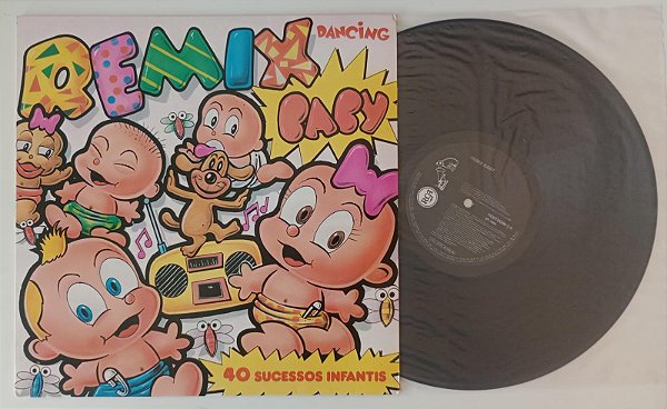 Disco de Vinil Remix Baby - 40 Sucessos Infantis Interprete Vários Artistas (1994) [usado]