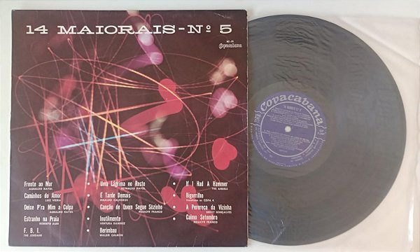 Disco de Vinil 14 Maiorais N° 5 Interprete Vários Artistas [usado]
