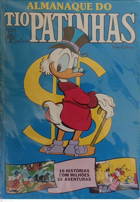 Gibi Almanaque do Tio Patinhas #4 Autor (1988) [usado]