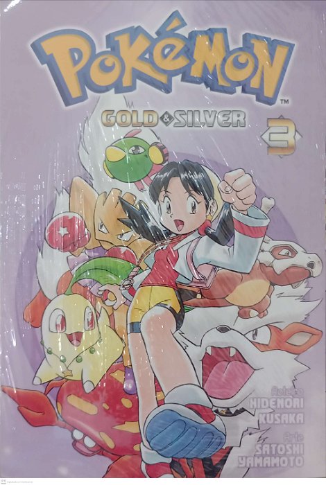 Gibi Pokémon #3 Gold & Silver Autor Hidenori Kusaka [seminovo]