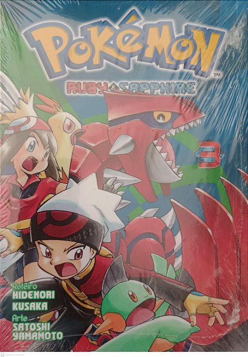 Gibi Pokémon #3 Ruby & Sapphire Autor Hidenori Kusaka [novo]