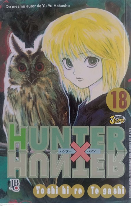 Gibi Hunter X Hunter #18 Autor Yoshihiro Togashi (2021) [seminovo]