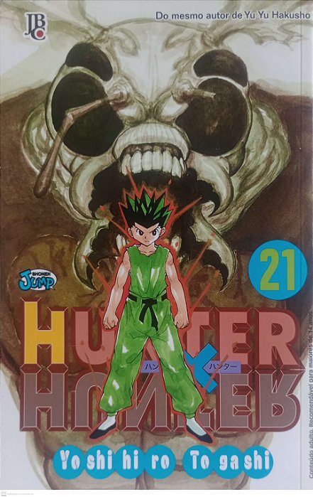 Gibi Hunter X Hunter #21 Autor Yoshihiro Togashi (2021) [seminovo]
