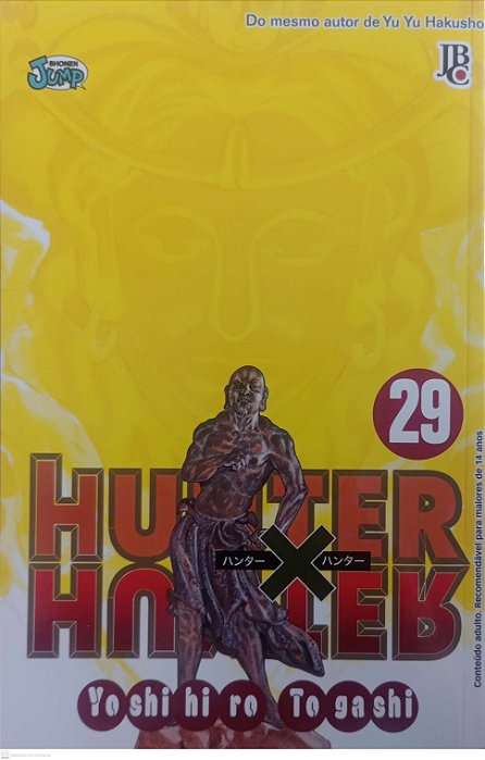 Gibi Hunter X Hunter #29 Autor Yoshihiro Togashi (2022) [seminovo]