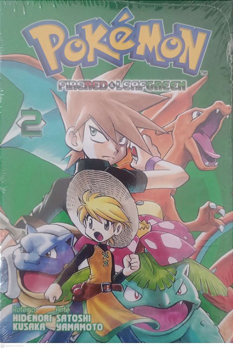 Gibi Pokémon #2 Fire Red & Leaf Green Autor Hidenori Kusaka [novo]