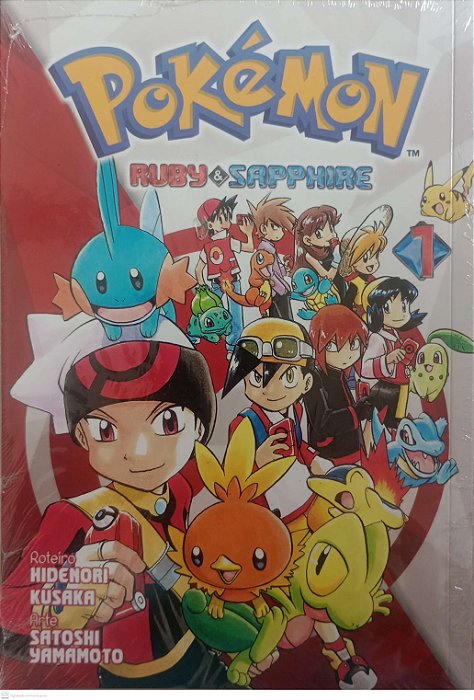 Gibi Pokémon #1 Ruby & Sapphire Autor Hidenori Kusaka [novo]
