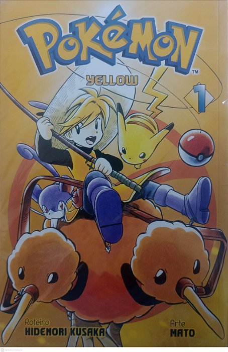 Gibi Pokémon #1 Yellow Autor Hidenori Kusaka [novo]