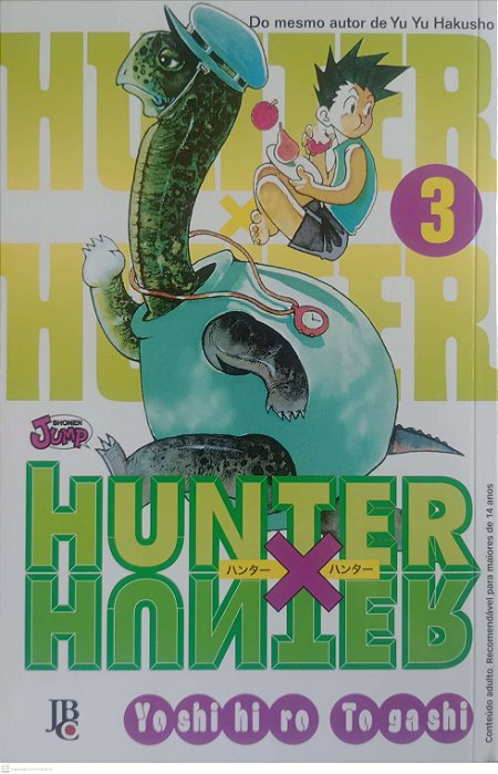 Gibi Hunter X Hunter #3 Autor Yoshihiro Togashi (2021) [seminovo]