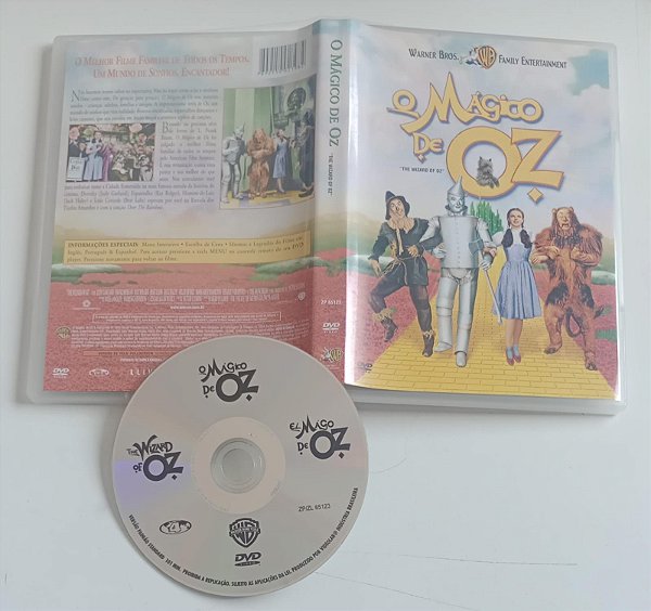 Dvd o Mágico de Oz (1939) Editora Victor Fleming [seminovo]