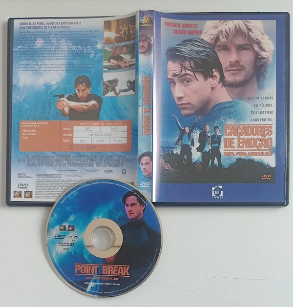 Dvd Caçadores de Emoção Editora Kathryn Bigelow [usado]